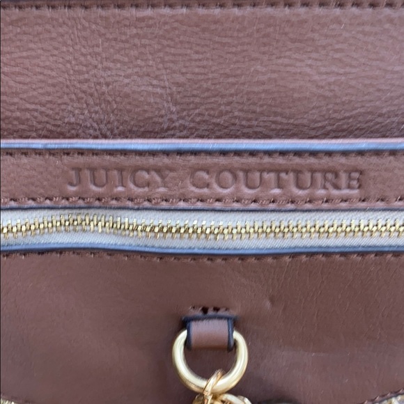 Juicy Couture Palm Springs Straw/Leather Tote NEW - Picture 3 of 15